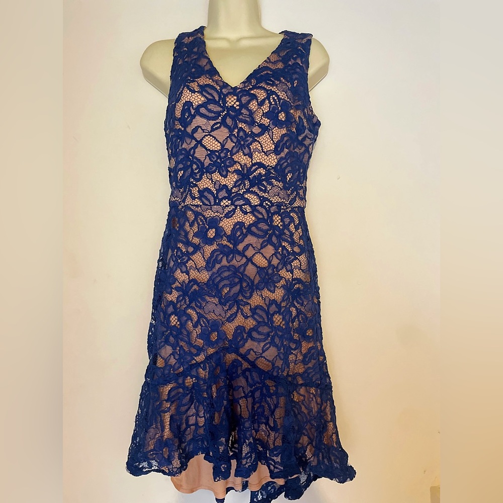 Royal Blue NWT lace dress Size S